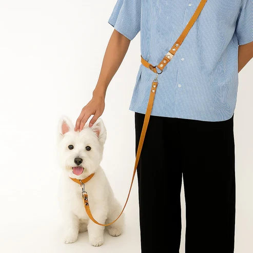 ハーネス式犬用リードDIYキット 本革レザー ハンドメイドペット用品