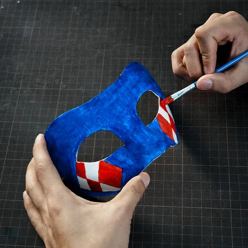 ゾロ風ペーパーマッシュアイマスク コスプレ仮面 DIYクラフトキット