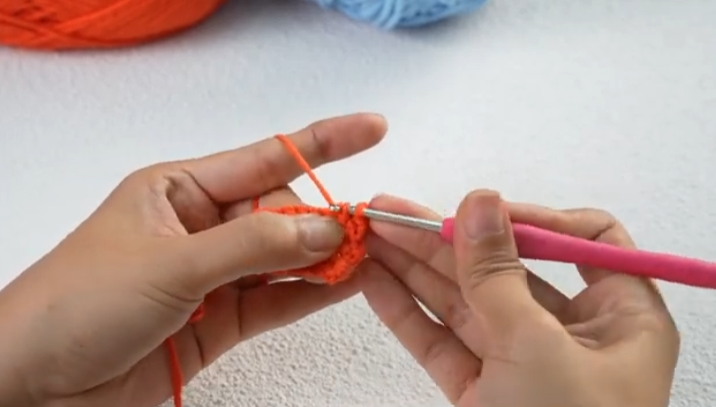細編み減らし目 チュートリアル | dec Crochet