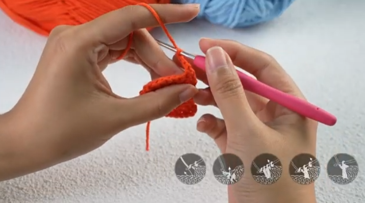 長編み 初心者向けチュートリアル | dc Crochet