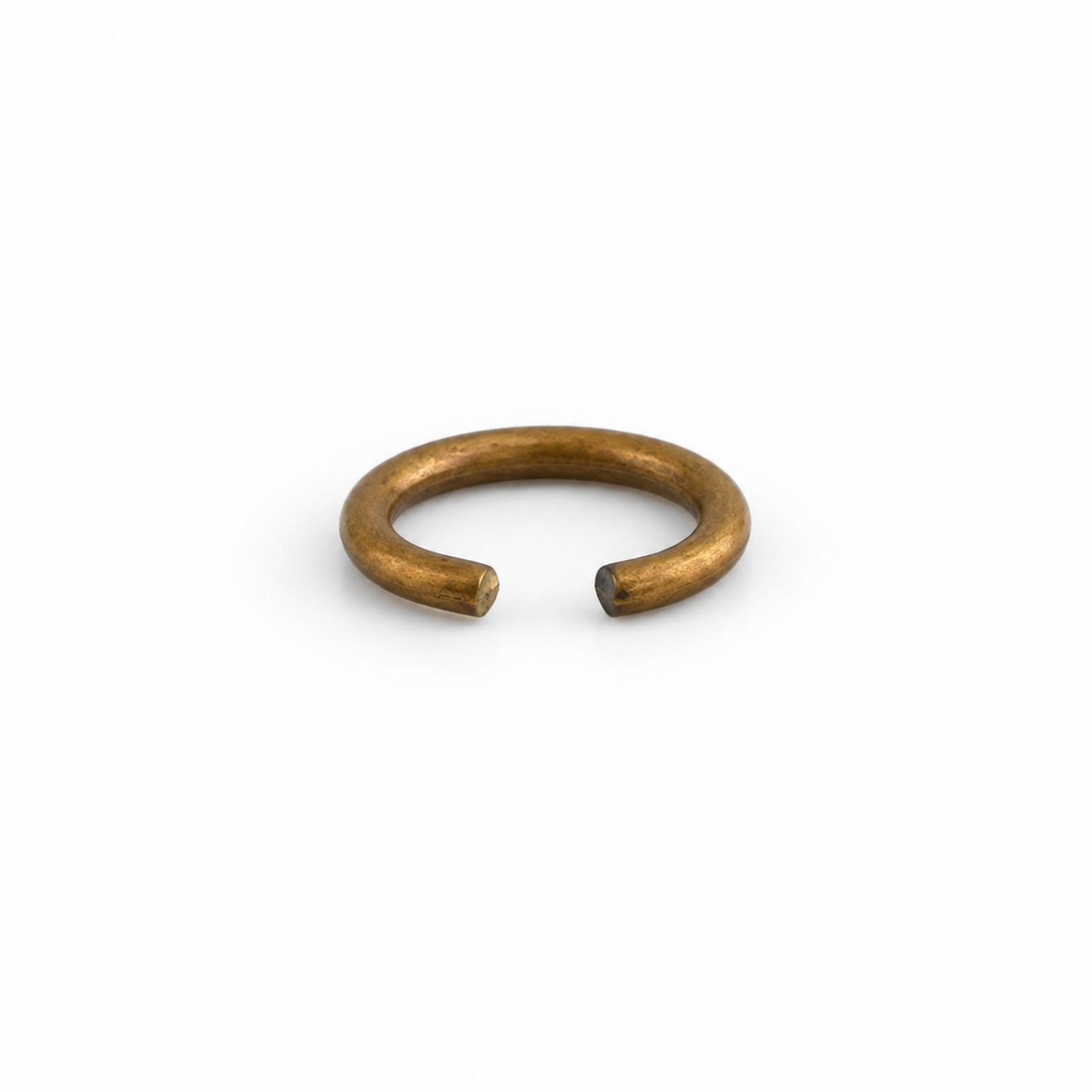 ヘビーデューティー丸カン 10mm（3/8インチ）｜レザークラフト金具 バッグ用接続パーツ