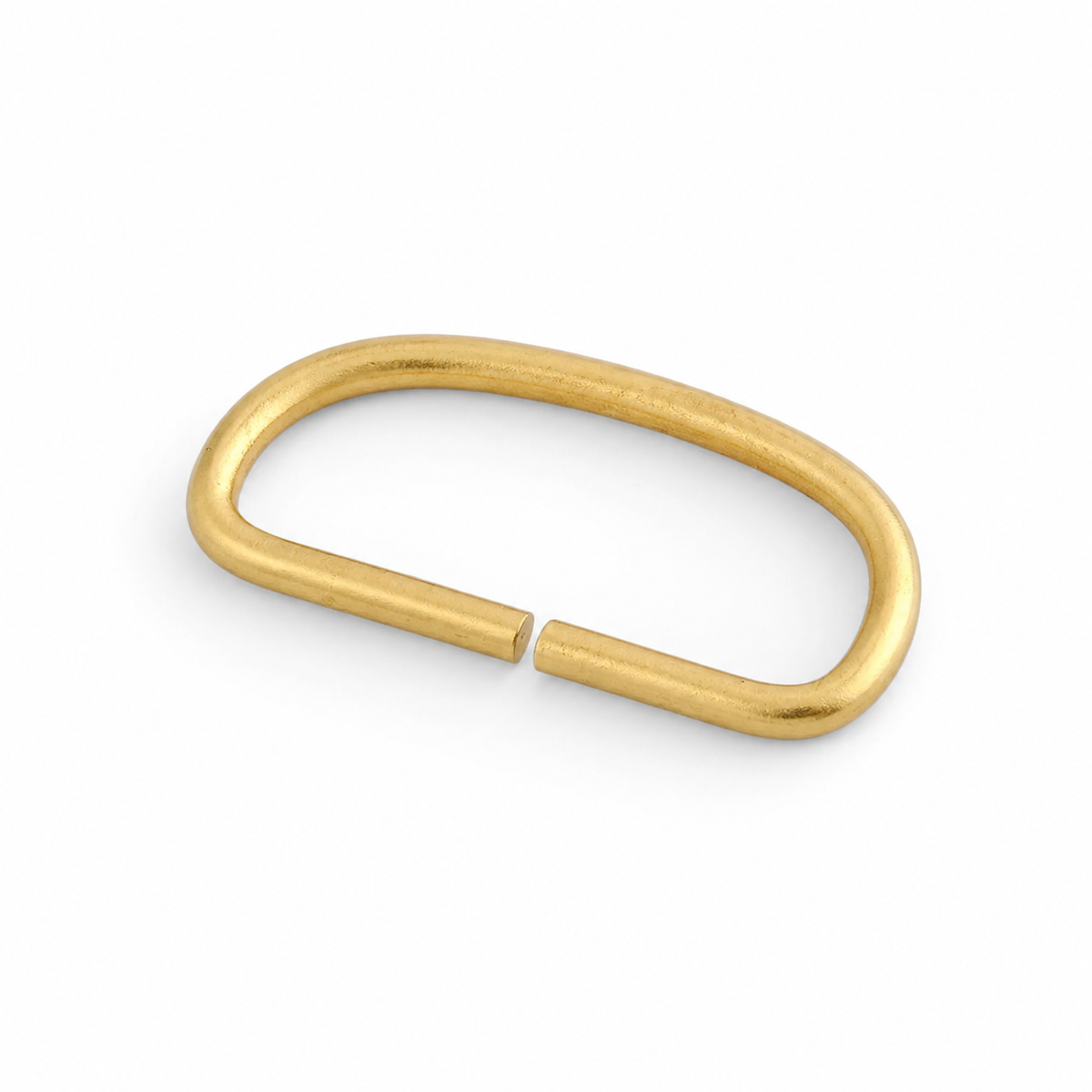 サルカン 38mm 無垢真鍮 レザークラフト金具 バッグストラップ調整パーツ