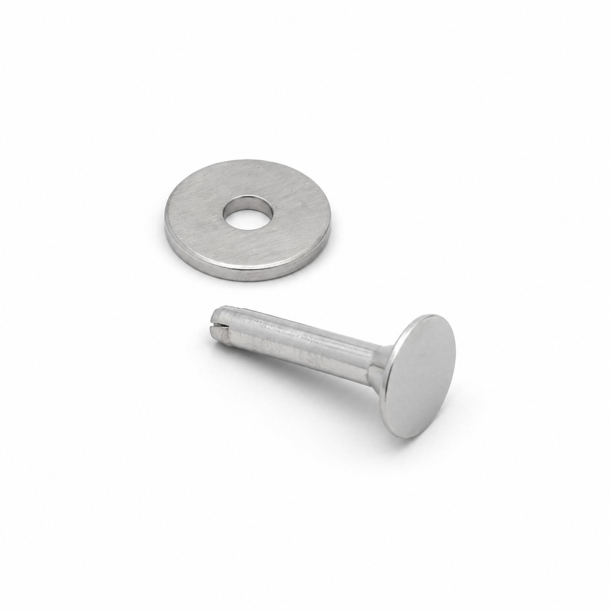 ワッシャーリベット 13mm｜真鍮・アルミ レザークラフト金具 革用リベット