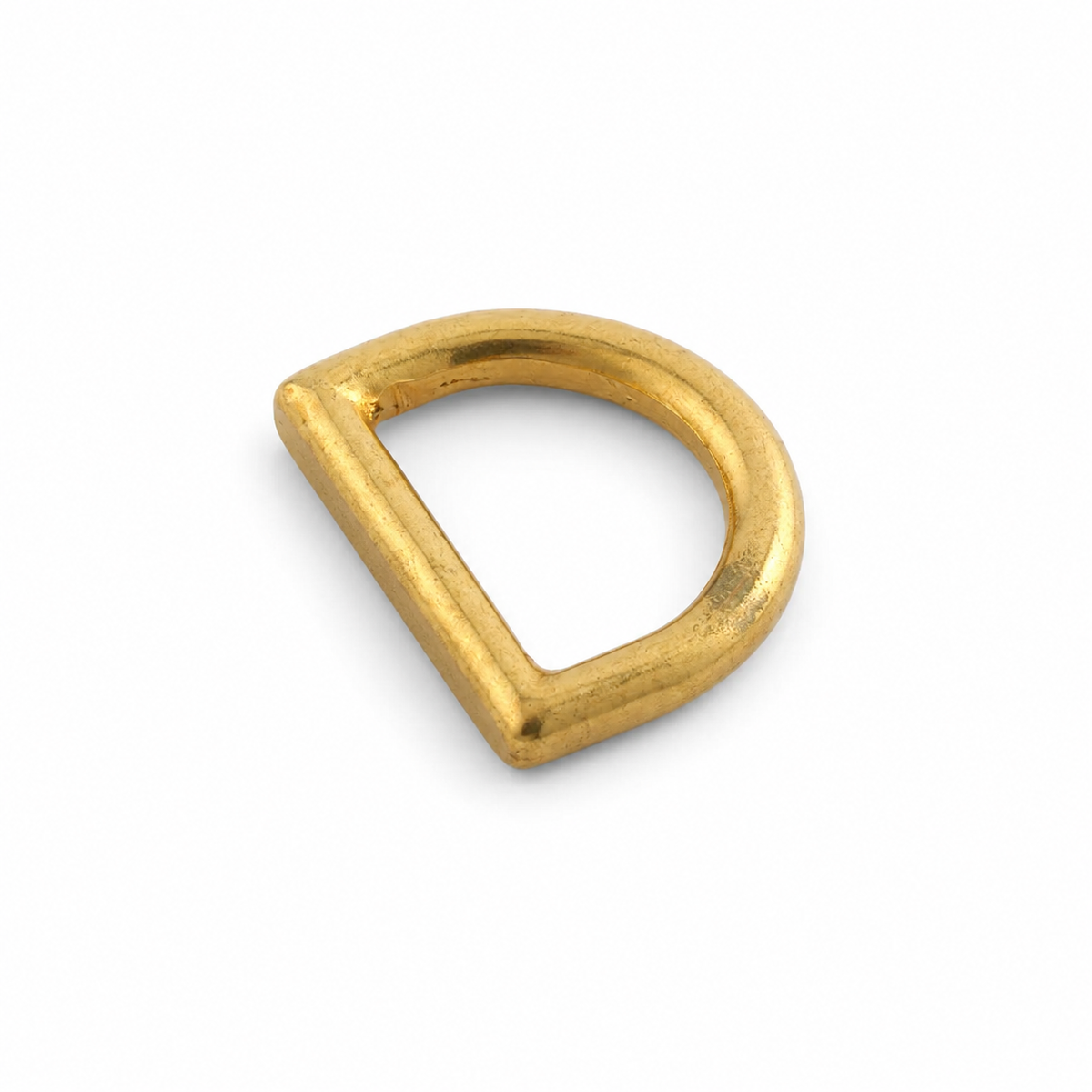 Dカン 19mm 無垢真鍮 レザークラフト金具 バッグ用接続パーツ