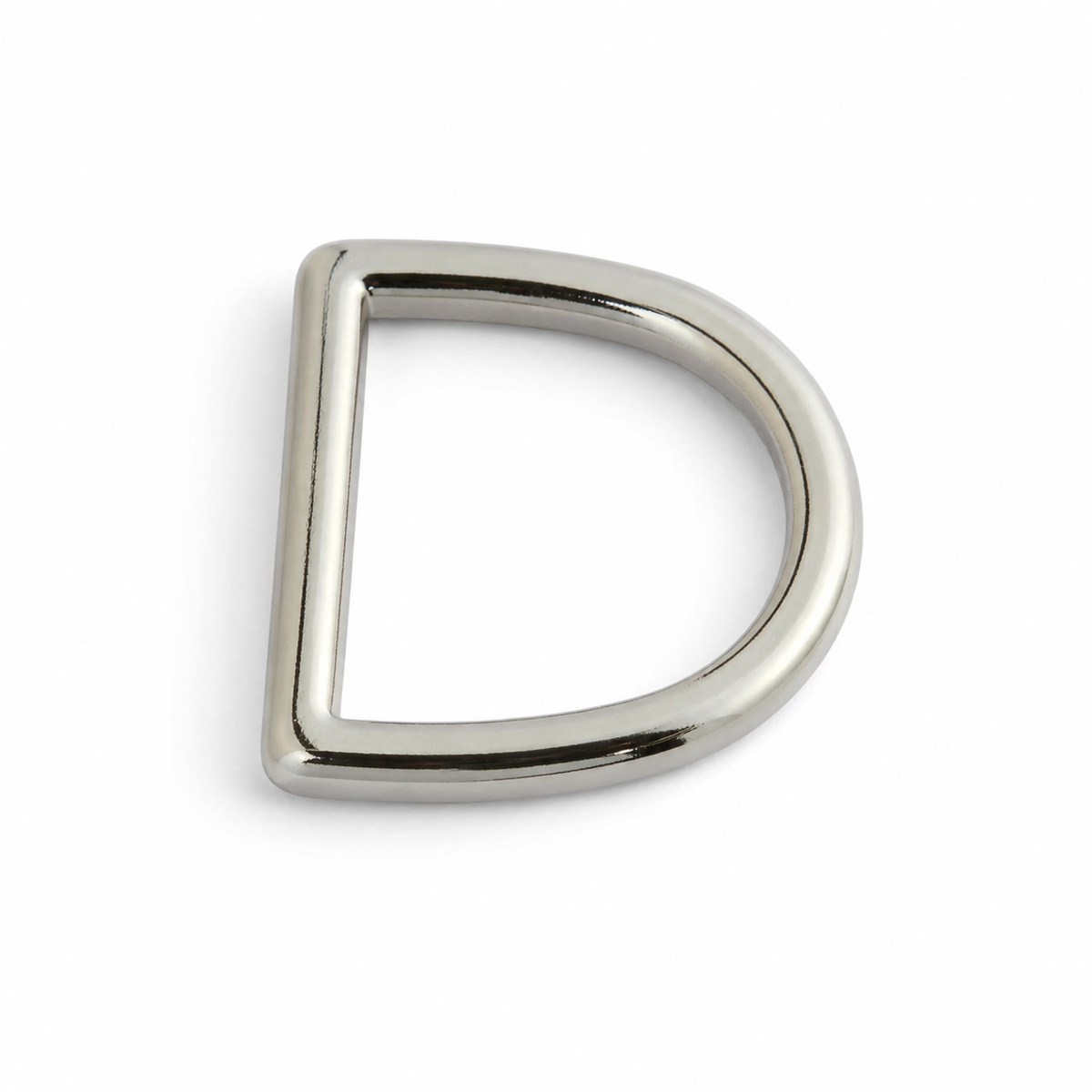 Dカン 32mm ニッケルメッキ レザークラフト金具 バッグ用パーツ