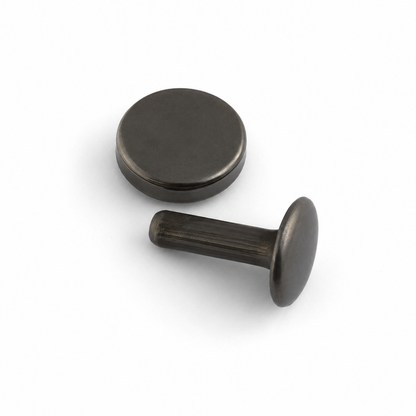 リベット＆ポストセット 11mm｜レザークラフト金具 革用カシメパーツ