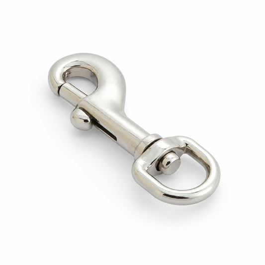 ロングテッポーナスカン 10mm ニッケルメッキ レザークラフト金具
