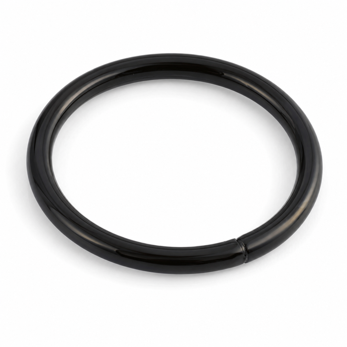 丸カン 63mm グロスブラック 大型リング金具 レザークラフト