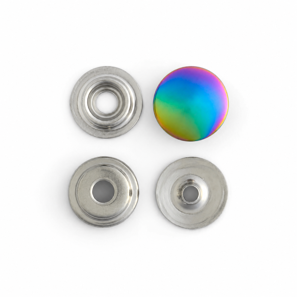 ライン24 15mm スナップボタン 8mmポスト レザークラフト金具