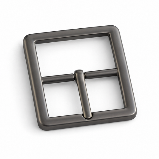 日型バックル（送りカン付き）30mm｜レザークラフト用バックル