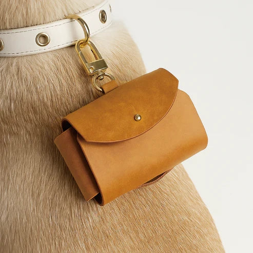 リュック型本革マナーポーチDIYキット 犬用散歩用品 ハンドメイド素材