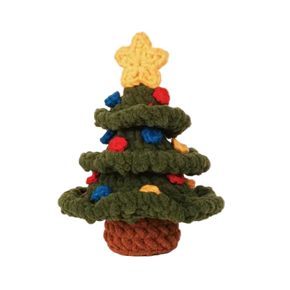 クリスマスツリーあみぐるみキット 毛糸編み物DIY 手作りオーナメント