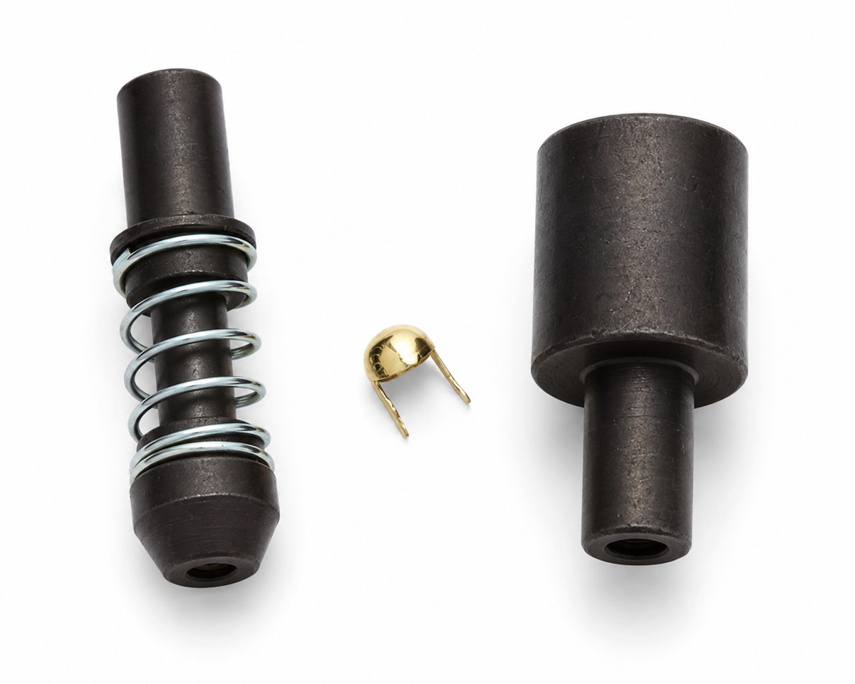 ハンドプレス用 打ち駒 丸スタッズ スポッツ Round Spots 6.4mm 9.5mm レザークラフト工具
