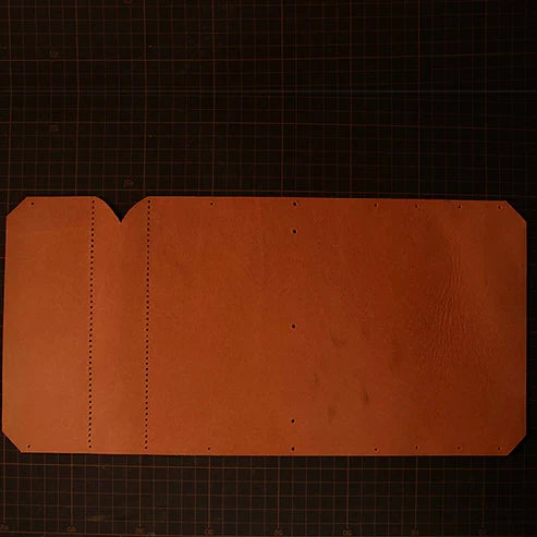 ペンホルダー付き本革手帳DIYキット ステッチレザー ハンドメイド素材