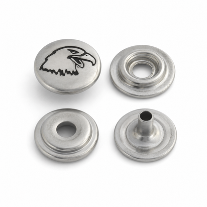 テッポーナスカン ミディアム 13mm・16mm｜バッグ・レザークラフト用金具