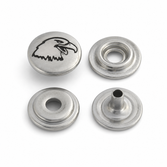 テッポーナスカン ミディアム 13mm・16mm｜バッグ・レザークラフト用金具