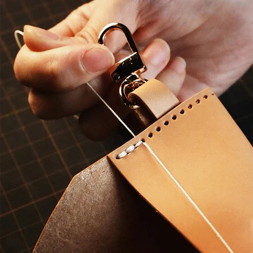 本革マナーポーチDIYキット 犬用散歩グッズ レザークラフトハンドメイド素材