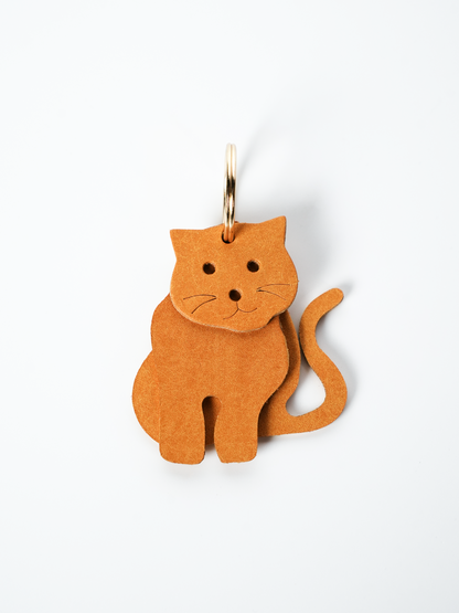 猫モチーフ本革レザーチャームDIYキット