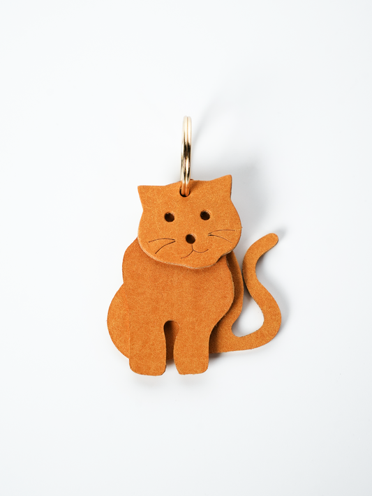 猫モチーフ本革レザーチャームDIYキット