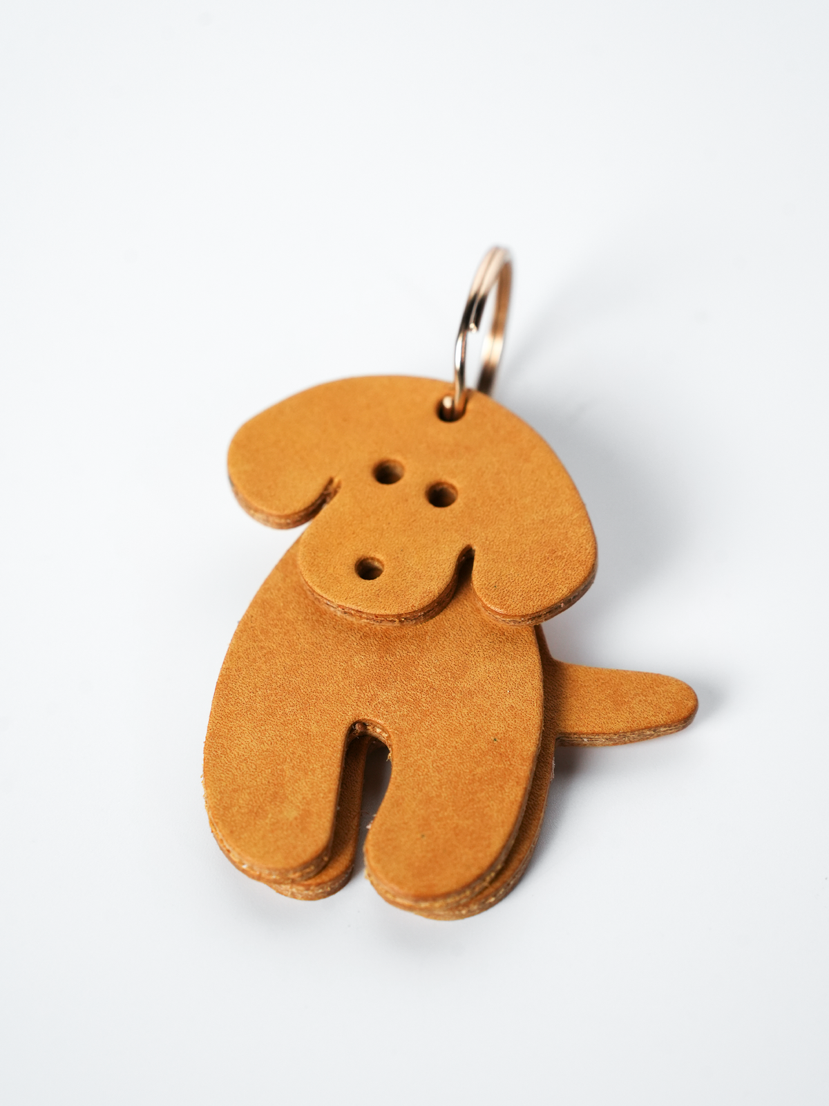 子犬モチーフ本革チャームDIYキット