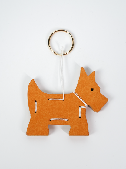 犬モチーフ本革チャームDIYキット