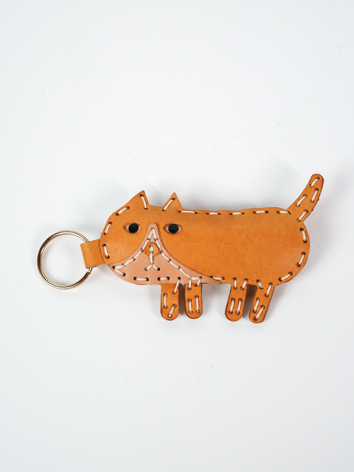 ソーセージ猫本革レザーチャームDIYキット