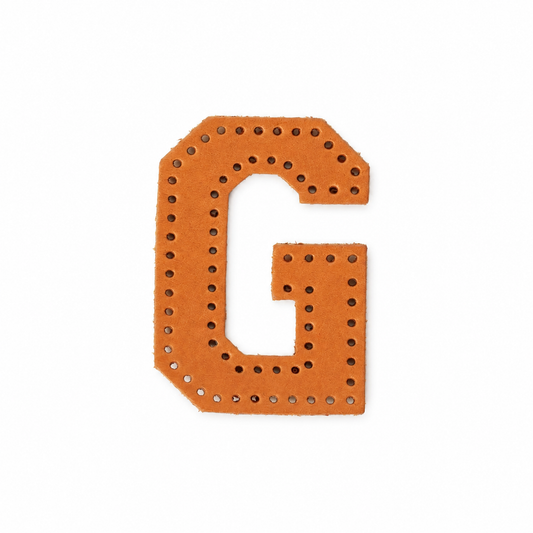 G レザーアルファベットパーツ バッグアクセサリー素材