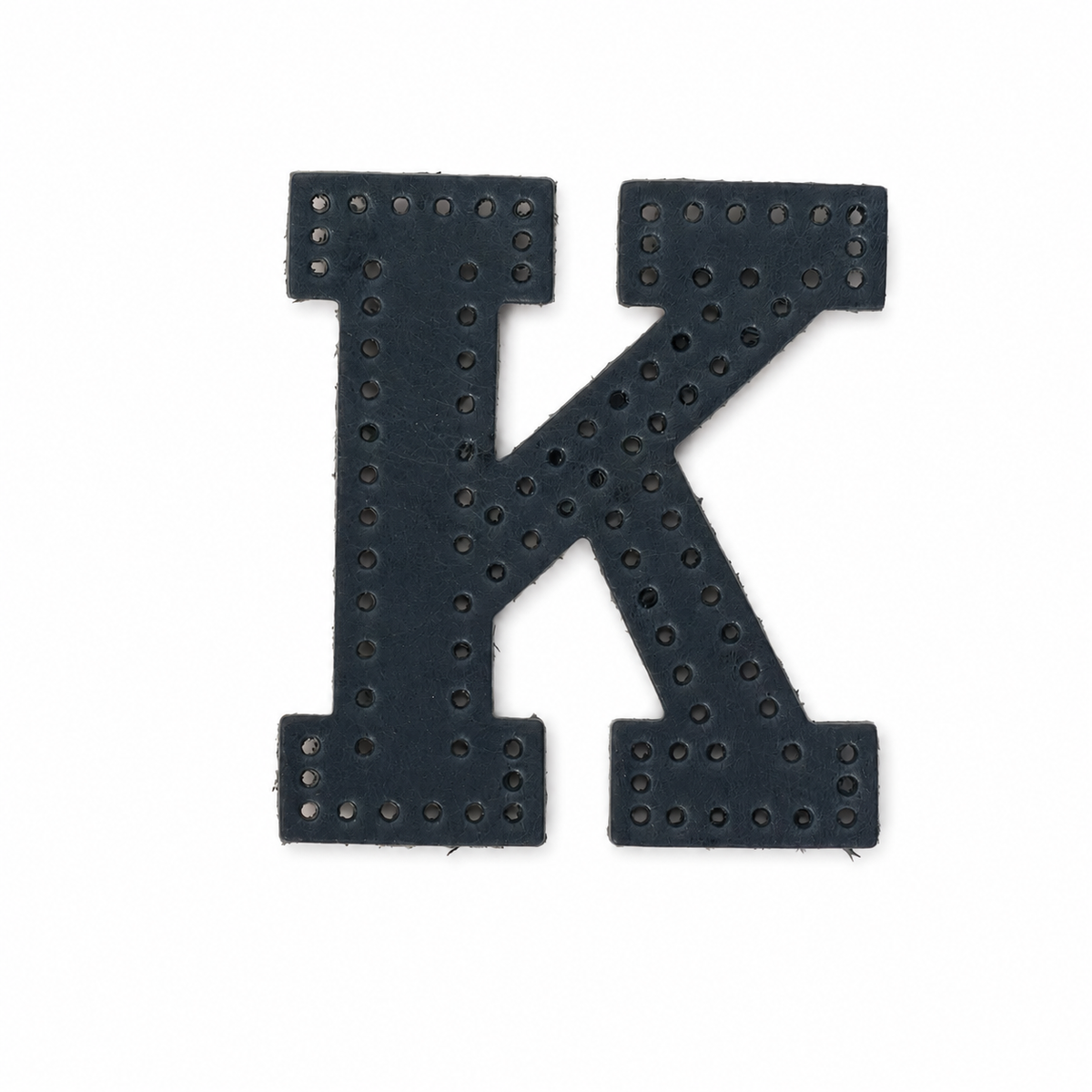 K レザーイニシャルパーツ キーリング用素材