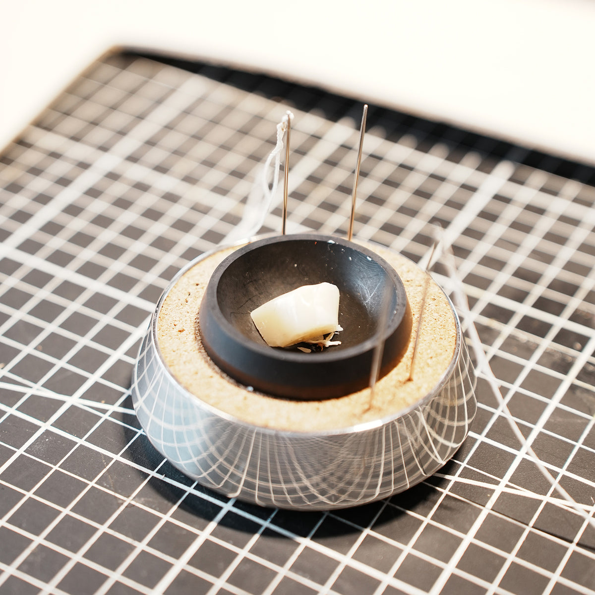 ピンクッション 針山 レザークラフト・ソーイング用針置き DIYハンドメイド工具 アクセサリー収納