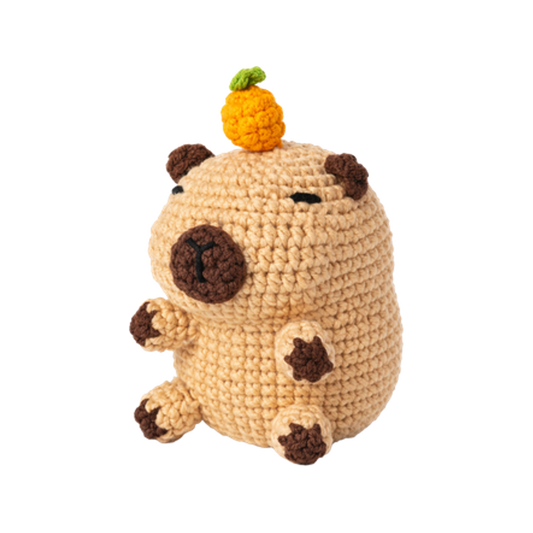 カピバラ 本革レザーチャーム 動物DIY素材