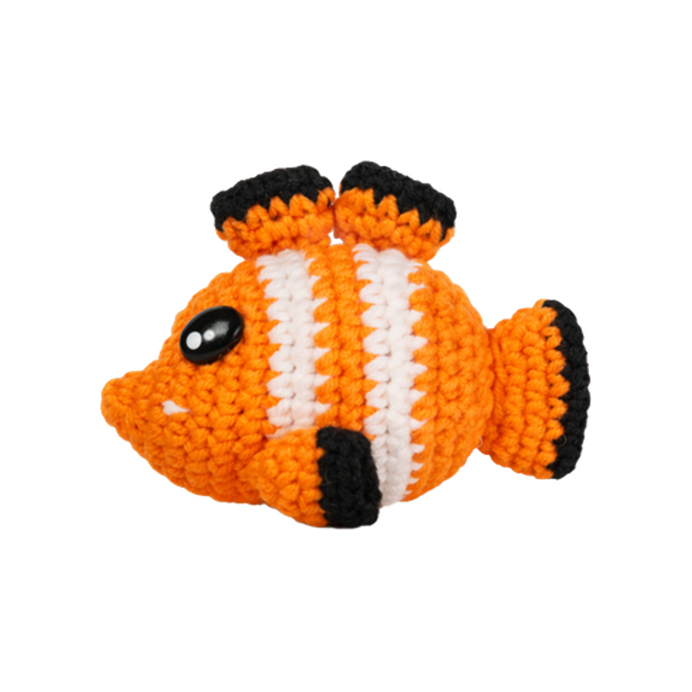 カクレクマノミ 本革レザーチャーム 海洋DIY素材