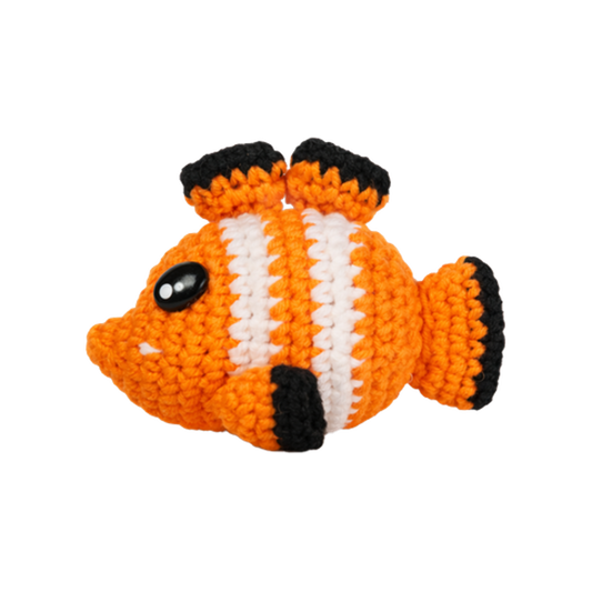 カクレクマノミ 本革レザーチャーム 海洋DIY素材